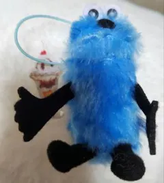 パペットスンスン　アクリル付きマスコット　パフェ