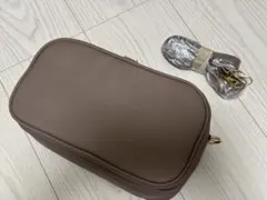 財布機能付きショルダーバッグ ブラウンのサムネイル