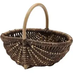 【美品】無印良品 ティロブ オーバルバスケット 中 KG0ZOA4S