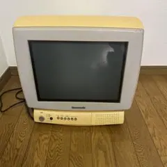 Panasonic ブラウン管テレビ TH-15FR2-Y イエローテレビ動作品