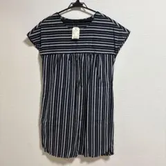chocol raffine ストライプ 半袖ワンピース F 切替ワンピース