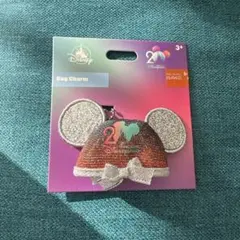 香港ディズニーイヤーハット 20周年ミッキーミニーバッグチャーム 2025年