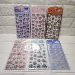 未使用　サンリオ ぷくっとシール 6種