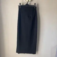 〔ZARA〕ロングタイトスカート　ブラック(M)
