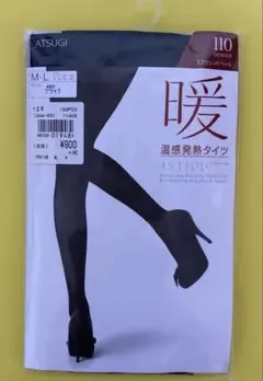 ATSUGI 温熱発熱タイツ　110デニール　ブラックM〜L