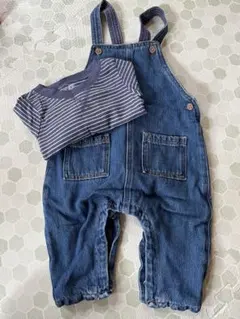 【H&M】【カーターズ】オーバーオール　70 80 デニム　ベビー　男