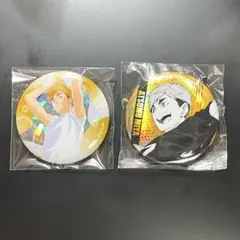 ハイキュー ビーチボール 缶バッジ 宮侑 ハイキュー トレーディングホログラム 缶バッジ ビーチボールVer. 宮侑