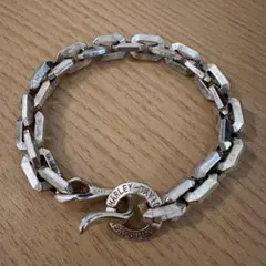 ハーレーダビットソン ブレスレットブロックチェーン　シルバー925