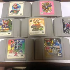 N64本ソフト7本まとめ売り　マリオ　ゼルダ時オカ　ポケモン　バンカズ名作セット