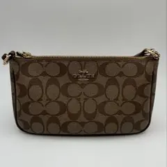 COACH コーチ　シグネチャー ショルダーバッグ　ストラップ付き【7】のサムネイル