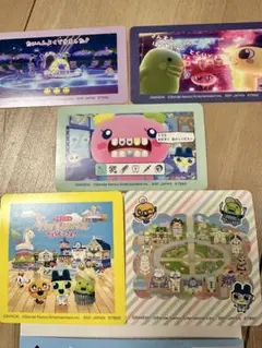 新品未使用 たまごっち一番くじ プチプチおみせっちカード ステッカー5枚セット