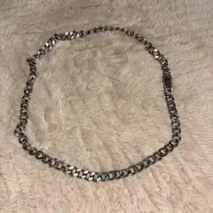 入手困難】UNIF チャンキー チェーン チョーカー ネックレス シルバー 