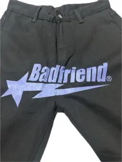 Badfreind archive フレアパンツ ブラック