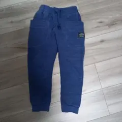 ネイビーズボン　裏起毛120センチ