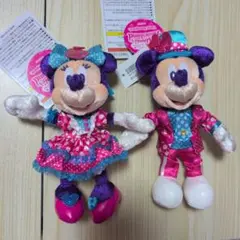 ミニーのファンダーランド パルパルーザ2026 ぬいぐるみバッジ ミッキーミニー