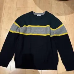 GLOBAL WORK ストライプニットセーター Mサイズ