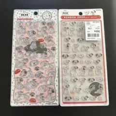 【正規品】ボンボンドロップシールミニ　101匹わんちゃん　プチドロップステッカー