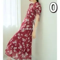 スナイデル ボレロプリントワンピース レッド 0 S