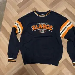XLARGE スウェット トレーナー ネイビー M