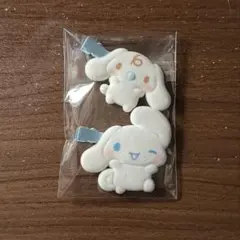 【美品】シナモロール シークレット ヘアクリップ ほっぺぷにぷに シナモン