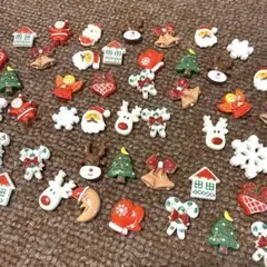 クリスマスデコレーションパーツセット　49個