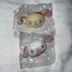 シュガーバニーズ ぬいぐるみチャーム しろうさ はなうさ