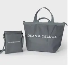 数量限定 DEAN & DELUCA トラベルバッグ チャコールグレー