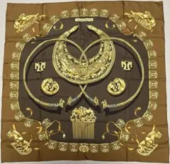 未使用級 HERMES カレ45 王者の虎 フルリ TIGRE ROYAL - メルカリ