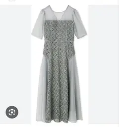 FRAY I.D モールエンブロイダリーレースドレス