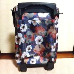 花柄 ショッピングカート キャスター付き
