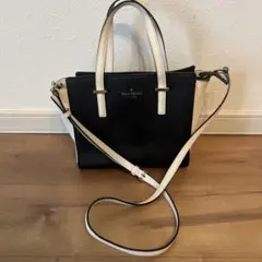 kate spade ショルダーバッグ 黒/白