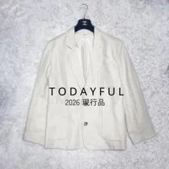 26年 美品 TODAYFUL Boyfriend Linen Jacketのサムネイル