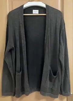 URBAN RESEARCH DOORS 綿麻サルファーダイ カーディガン M