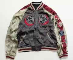 80s ヴィンテージスカジャン レーヨン　リバーシブル JOHN'S CLOSET（ジョンズクローゼット） スカジャン 「22