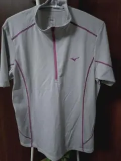 MIZUNO DRY VECTOR ハーフジップ Tシャツ Mサイズのサムネイル