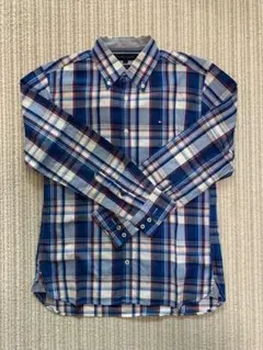 【美品】TOMMY HILFIGER チェック柄 長袖シャツ S