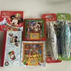 ディズニー クリスマス メモ帳とデコテープセット
