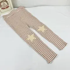 110サイズ　tete　a　tete　テータテート　ボーダー柄　レギンス