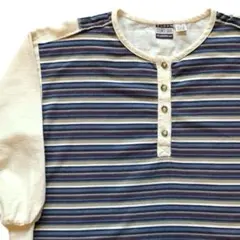 90s NUOVO COUNTY SEAT OLD USA製 ヘンリーシャツのサムネイル