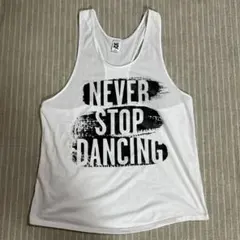 正規品　ZUMBAズンバ　ホワイトルーズタンクトップ　L