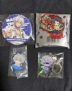 ヒプノシスマイク ヒプマイ 左馬刻 三郎 アクリルキーホルダー 缶バッジ