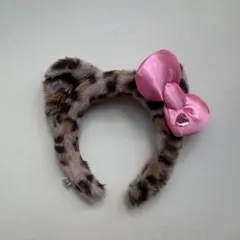 ユニバ ヒョウ柄キティちゃん カチューシャ USJ