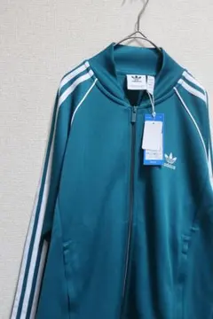 【新品✨】adidasトレフォイル グリーン トラックジャケット L イカゲーム