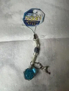 神秘の蓄光ガラス玉 ストラップ イルカ