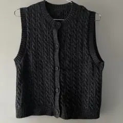 No.291無印良品　アンデスウール使用　ナチュラルさん向けベストサイズXL