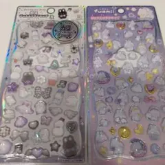 光るジュエルプチドロップシール