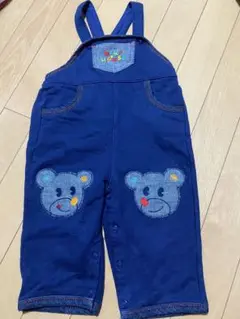 ミキハウス　レトロ　サロペ　80
