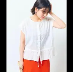 FREAK'S STORE ブラウス コットン 綿 きれいめ L ゆったり 夏のサムネイル