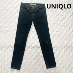 【 UNIQLO ユニクロ 】 ダークブルー スキニーデニム デニム スキニー