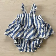 ♡ベビーギャップ　ストライプ　セットアップ　オムツカバー　ビスチェ　80♡